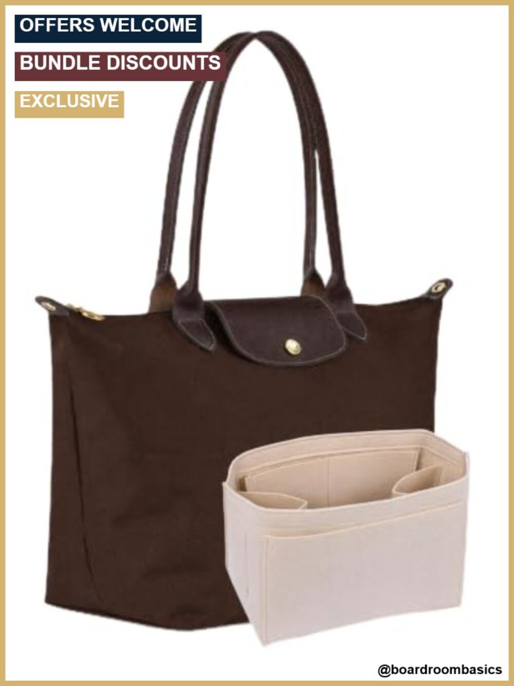 Nylon Tote Bag Foldable Shoulder Hobo Crossbody Fits 14 Inch Laptop